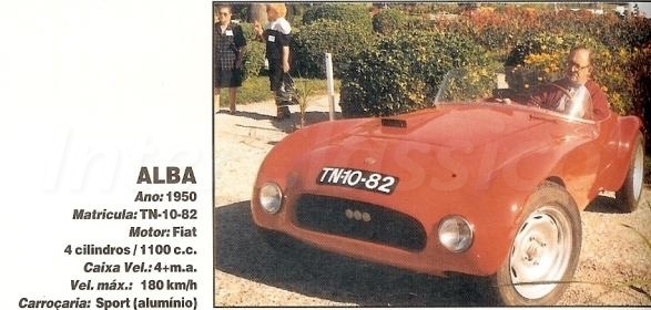Os modelos EDFOR de 1937, ALBA, NLA e MARLEI dos anos 50, foram criados expressamente para competição.