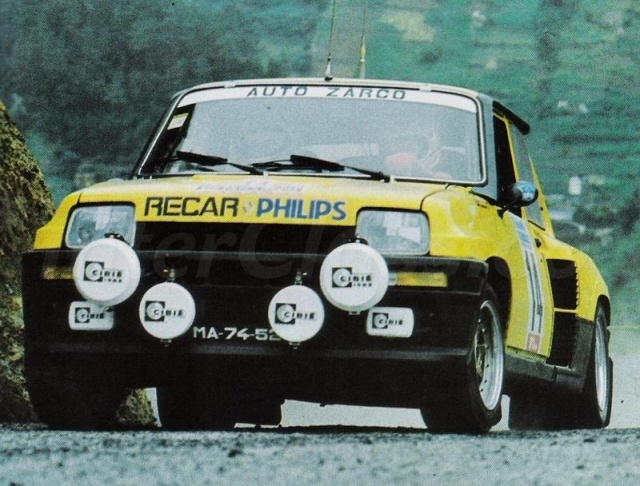 Ano 1982  Gomes Pereira em Renault Maxi Turbo