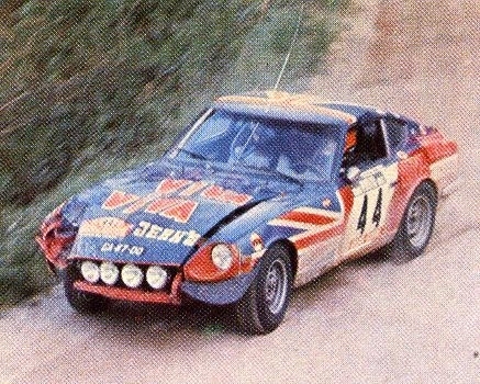 António Onofre em Datsun 240 Z