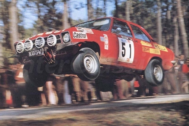 Ano 1973 G.Janger em Opel Ascona