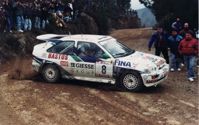 Ano 1995 Bruno Thiery em Ford Escort 