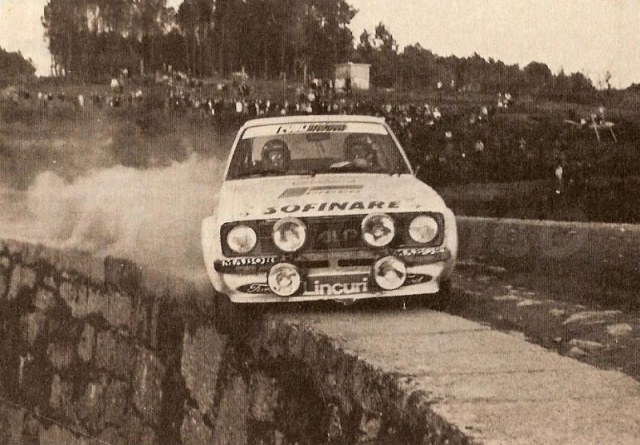Ano 1982 Mario Silva, em Ford Escort, reparar na roda  da frente!