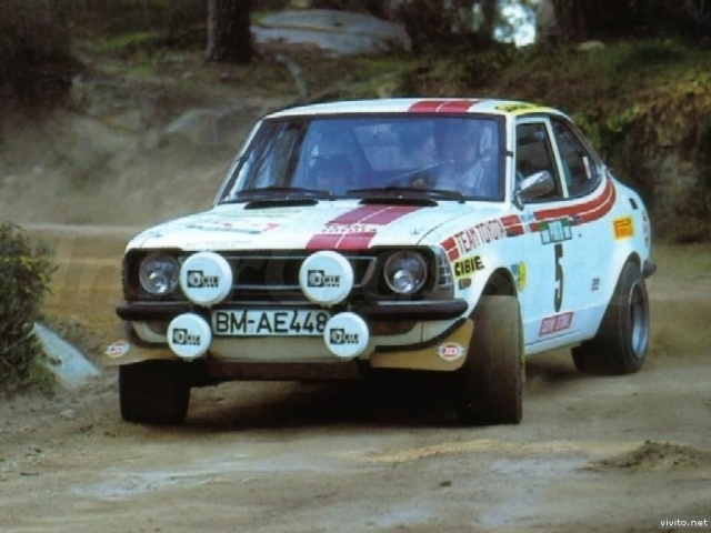 Ano 1976 Hannu Mikola em Toyota Corolla