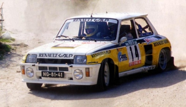 Ano 1986 Joaquim Moutinho em Renault Maxi Turbo