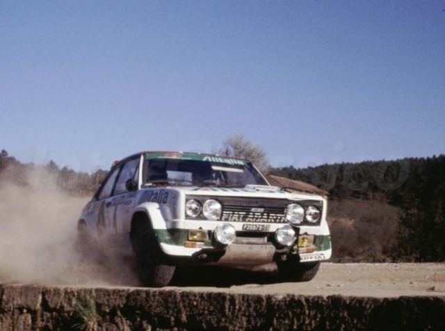 Ano 1978 M.Alen em Fiat 131 Abarth