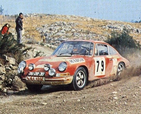 Ano 1972 Antonio Borges em Porsche 911 S