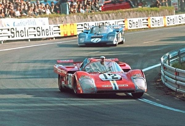 FERRARI 512M EM LE MANS 1971 PILOTADO POR TONY ADAMOWICH