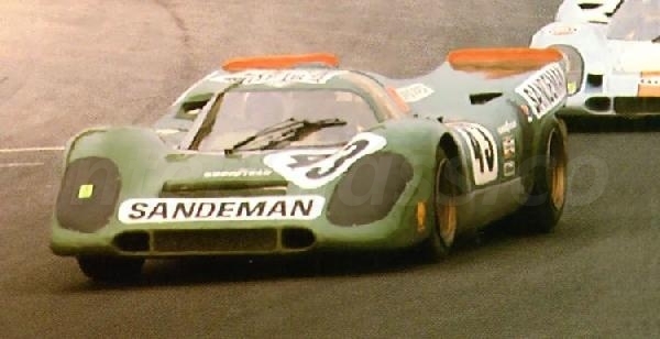 PORSCHE 917K EM WATKINS GLEN PILOTADO POR ADAMOWICH E PATROCIONADO PELA PORTO SANDEMAN