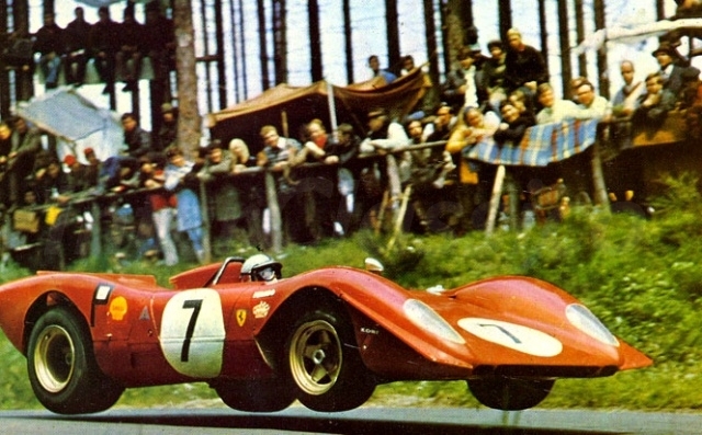 CHRIS AMON EM FERRARI 312P EM MONZA 1970