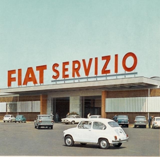 Serviço Fiat em Turim.