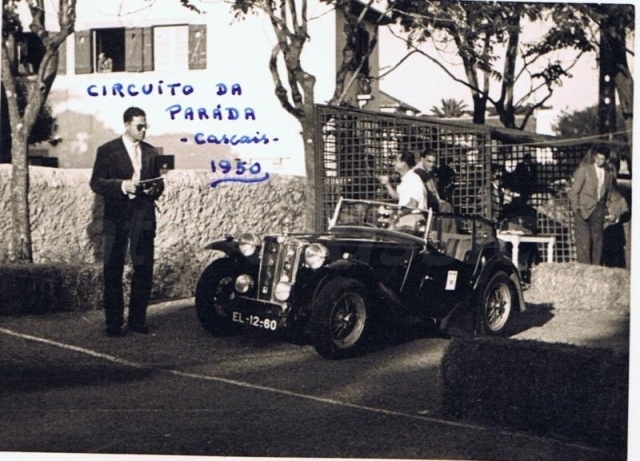 No circuito da Parada em 1950