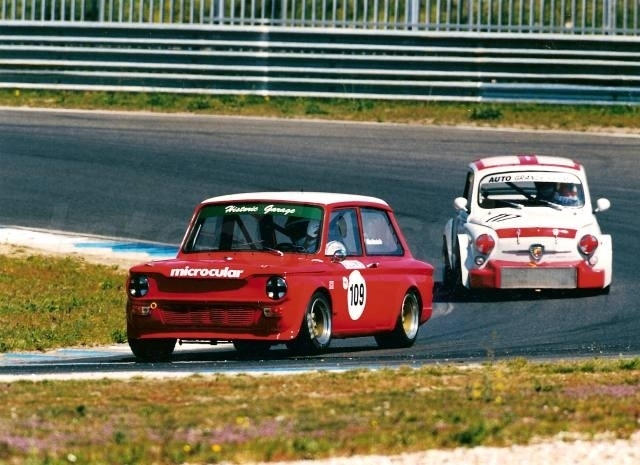 autodromo no imp gr 2 ex tabaqueira. atras vem quim dias em abarth corsa que tambem tinha sido meu.