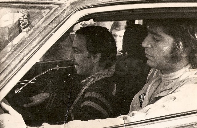 Rallie de Portugal 1977 - À partida da Póvoa de Varzim com Chano Branco.