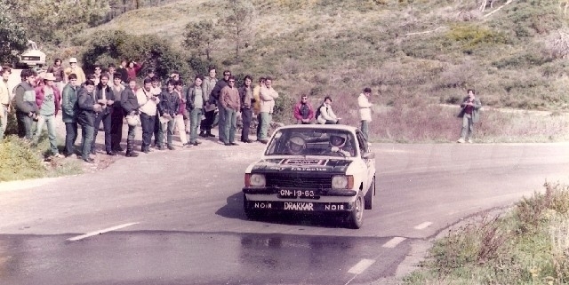 Rallie das Camélias 1985 - O Opel Kadett GTE, era fácil de conduzir e muito eficáz.