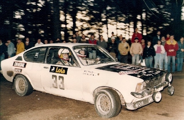 Vitória em GR. 2 e 4 nas Camélias em 1985, com o Kadett GTE.