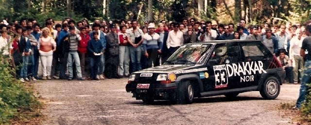 1985 - Rallie Rota do Sol, sempre com imenso público.