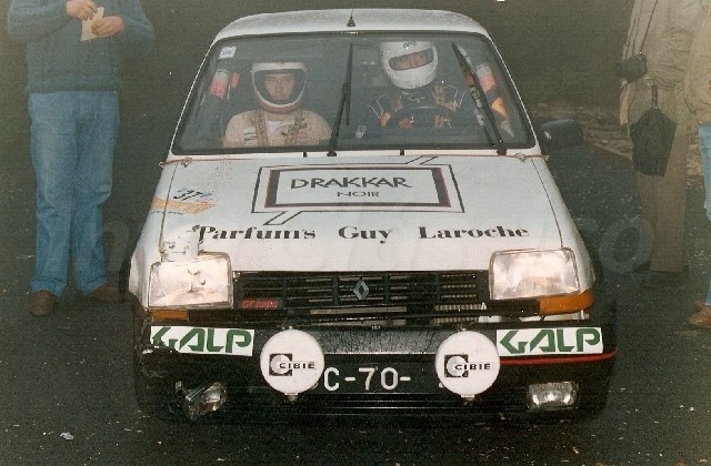 Rallye das Camélias com Rui Bevilaqua em 1986