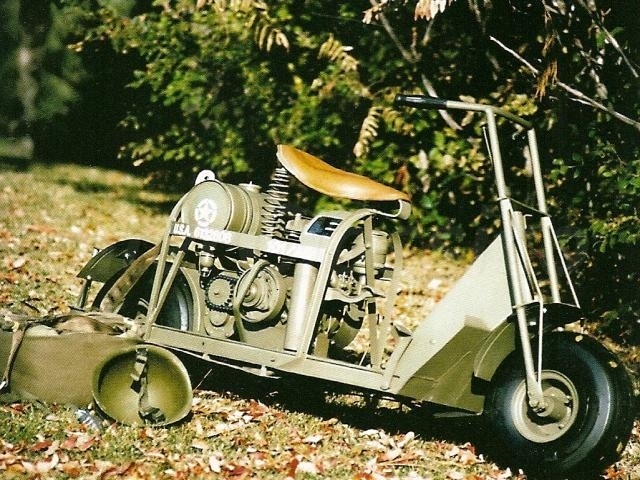 Cushman de 1944, modelo 53, feito para os para quedistas