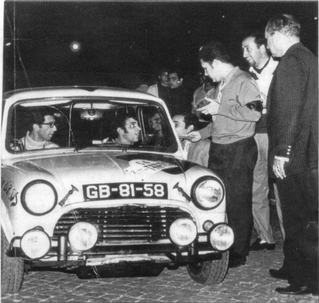 Rallie TAP 1968 com Antonio Reis em Cooper S ex. Moura Pinheiro