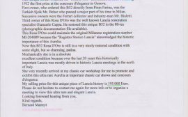 Lancia Aurelia Rosa Doro UNICO image